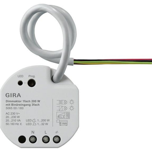 Gira - Bussystem-Dimmaktor Dimmaktor 1-fach 506500 200W UP KNX Secure