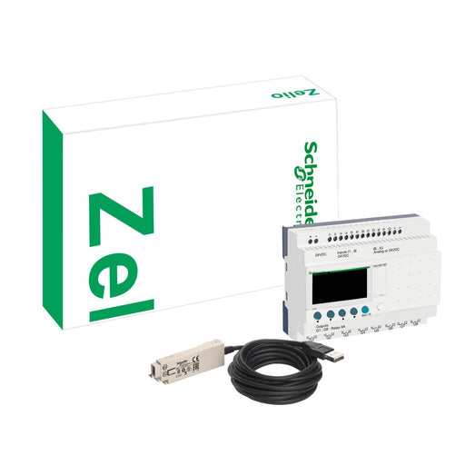 Schneider Electric - SPS-Geräteset Startpaket Zelio Logic 2 SR2-PACKBD 12 E/A 24VD