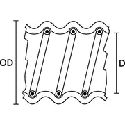 HellermannTyton - Kunststoff-Schutzschlauch Wellschlauch FG27 − 10 Meter