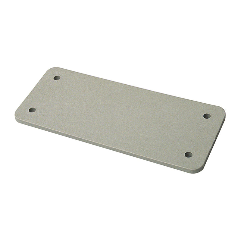 Walther Werke - Adapterplatte für Industriesteckverbinder Abdeckplatte B16 720640 f.Anbaugeh. kieselgr