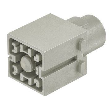 Harting - Kontakteinsatz für Rechtecksteckverbinder Doppelmodul Han 200A 09140013002 Crimpanschluss