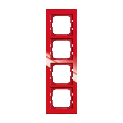 Busch-Jaeger - Abdeckrahmen Rahmen 4-fach 1724-287 rot
