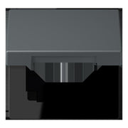 Jung - Abdeckrahmen Klappdeckel m. Stellfeder LC 990 BFKL 202 gris fonce 31