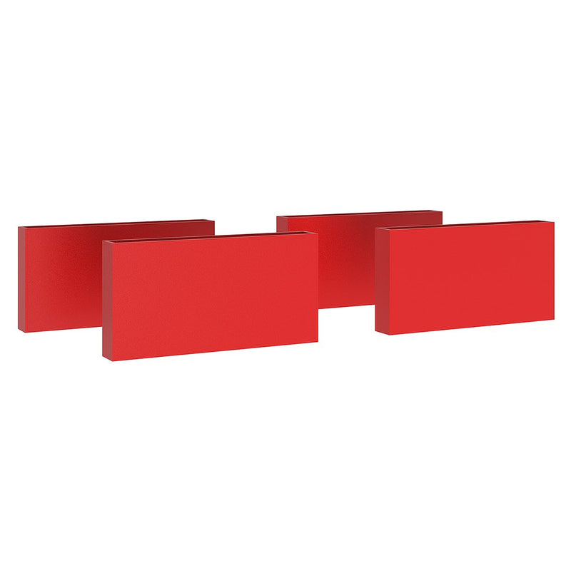 ABN - Zubehör/Ersatzteile für Sammelschienen Enkappe für CU-Schiene XTA184(VE4) 100x10, Set 4 Stk