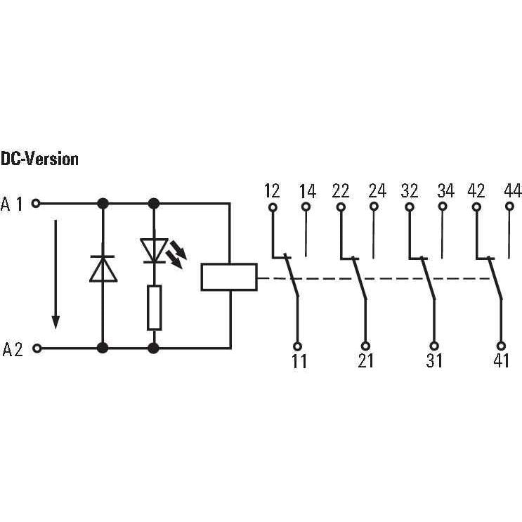 Weidmüller - Schaltrelais Relaiskoppler 24VDC 4W RCMKITP-I 24VDC 4CO − 10 Stück