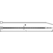 Weidmüller - Kabelbinder CB 98/2,5 NC 2.5mm, PA66, 80N − 100 Stück