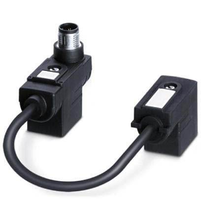 Phoenix Contact - Konfektioniertes Sensor-Aktor-Kabel Doppelventilstecker-Adapt. SAC-MS/0,2-1#1458305 − 1 Stück
