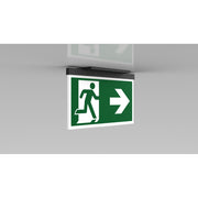 RP-Technik - Sicherheitsleuchte LED-Rettungszeichenleuchte AGC009-AZ ZB, anthrazit