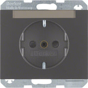 Berker - Steckdose SCHUKO-Steckdose 47387006 mit Beschriftungsf
