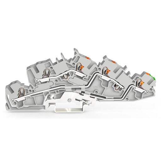 WAGO - Installations-Etagenklemme Installationsetagenklemme 2205-7545 4 mm² Hybrid − 50 Stück