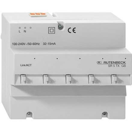 Rutenbeck - Netzwerk Switch Gigabit-Switch SR 10TX GB für REG Montage