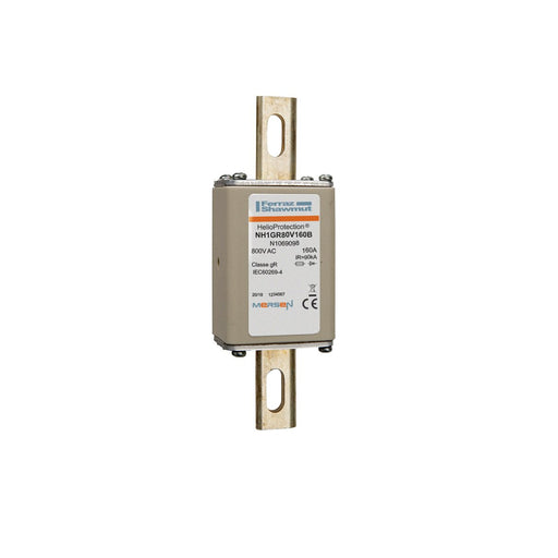 Mersen - Messersicherung Sicherungseinsatz NH1GR80V160B 160A Gr.1 AC800V sfü − 3 Stück