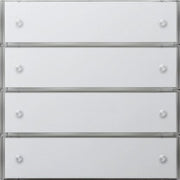 Gira - Bussystem-Tastsensor KNX Tastsensor 3 Komfort 2034112 4-fach, rws