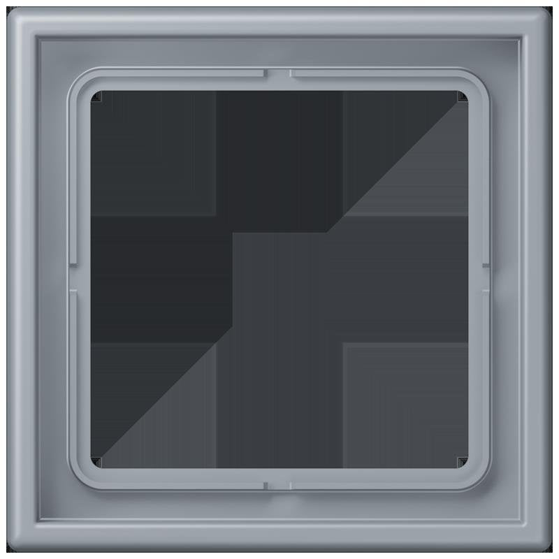 Jung - Abdeckrahmen Rahmen 1-fach LC 981 257 gris clair 59