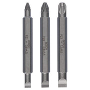 Bosch - Bit-Set Doppelklingenbit-Set, 2607001747 3-teilig S0,6x4,5