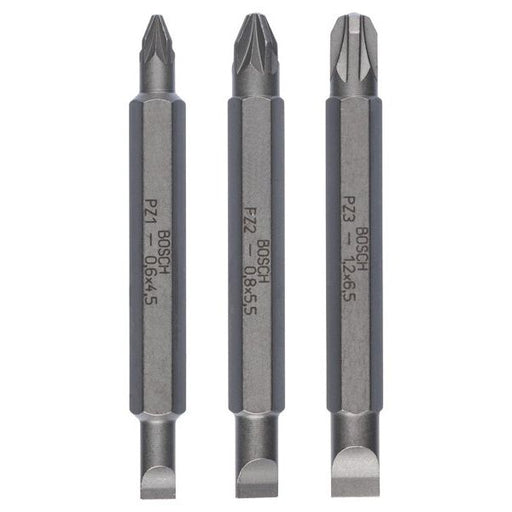 Bosch - Bit-Set Doppelklingenbit-Set, 2607001747 3-teilig S0,6x4,5