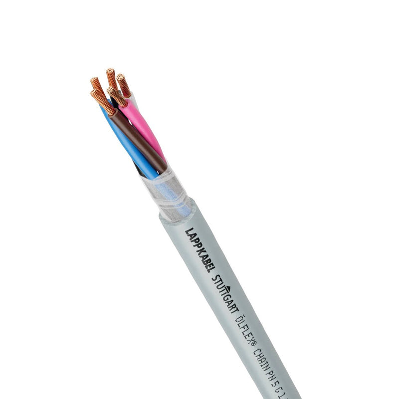 Lapp Kabel&Leitung - Energiekabel < 1 kV, für ortsveränderlichen Einsatz ÖLFLEX CHAIN PN 4X1,5 1026793/100 − 100 Meter