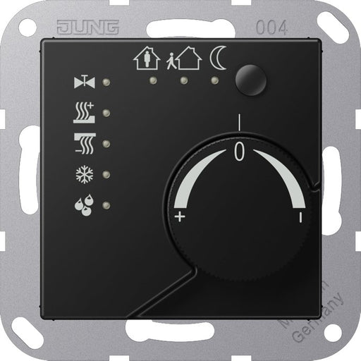 Jung - Bussystem-Raumtemperaturregler KNX-Stetigregler Serie A A 2178 SWM graphitschwarz matt