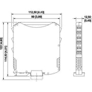 Stahl - Trennverstärker Messumformerspeisegerät 261385 Analog Eingang