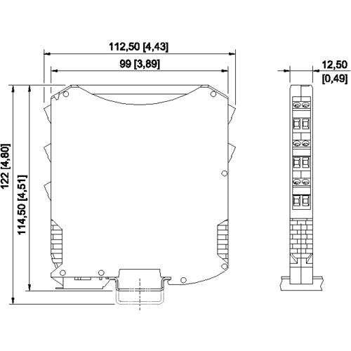 Stahl - Trennverstärker Messumformerspeisegerät 261385 Analog Eingang