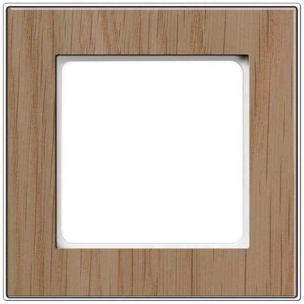 Peha - Abdeckrahmen Rahmen 1-fach D 20.671.201.022 Holz eiche-rws