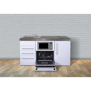 Stengel - Mini-Küche Miniküche Premiumline MPGSMS3160KSGSGKFlBr weiß