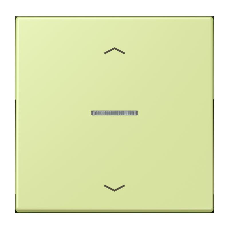 Jung - Abdeckung/Bedienelement für Installationsschalterprogramme Wippe mit Lichtleiter LC 101 KO5P 222 vert jaune clair