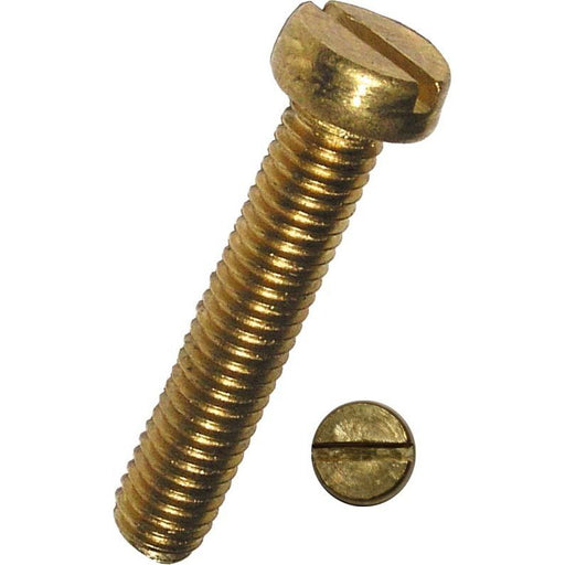 Dresselhaus - Maschinenschraube/Bolzen Zylinderschrauben 3100/000/51 3x16 mit Schlitz, Messing − 100 Stück