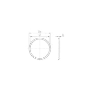 Jacob - Gummi O-Ring Dichtung O-RING PG 36 42X2,5MM 336 G − 10 Stück