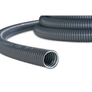 HellermannTyton - Metall-Schutzschlauch Metallschlauch PCS12 GS/PVC BK 25 12mm, schwarz, 25m − 25 Meter