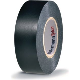 HellermannTyton - Klebeband Premium PVC-Isolierband FLEX2000+19x20 BK 19mmx20m, schwarz