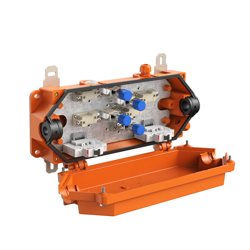Spelsberg - Dose, Gehäuse für Montage auf der Wand/Decke Verbindungsdose WKE RBox HT2x3 16q2F