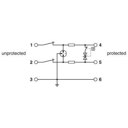 Phoenix Contact - Überspannungsableiter für Informations-/MSR-Technik Überspannungsschutzgerät 2906738
