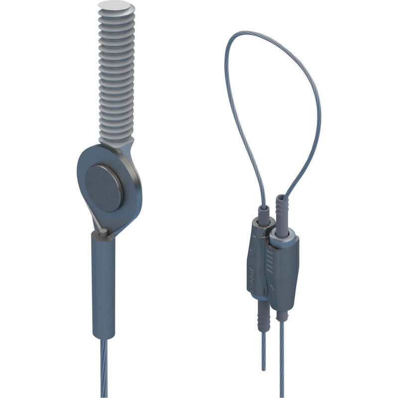 Erico - Drahtseilabhängung Stahlseilsystem SLK2L5SEM8 D2mm, L5m − 10 Stück