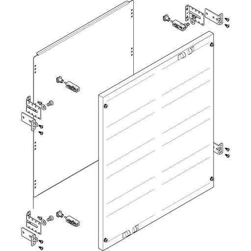 ABN - Verteilerfeld für Installationsverteiler ESPRO-Modul MF2460 flach BxH:500x600mm