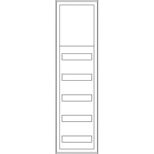 ABN - Gehäuse/Schaltschrank (leer) Wandgehäuse SP17RK052 IP54 SK2 schutzisol
