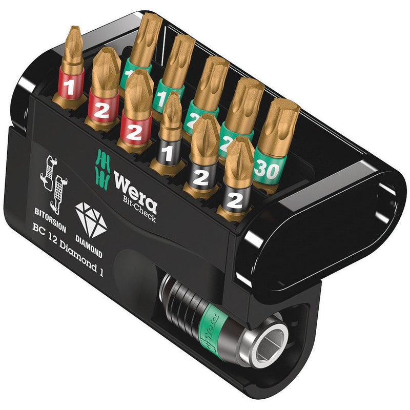 Wera - Bit-Set Bit-Sortiment 05136392001 Bit-Check 12Diamond