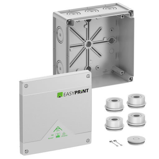 Spelsberg - Dose, Gehäuse für Montage auf der Wand/Decke Abzweigkasten Abox 160-L EasyPrint IP55/IP66