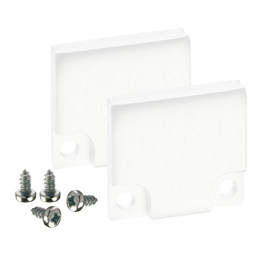 Barthelme - Mechanisches Zubehör/Ersatzteile für Leuchten Endkappen-Set 62398613_9010 RAL9010