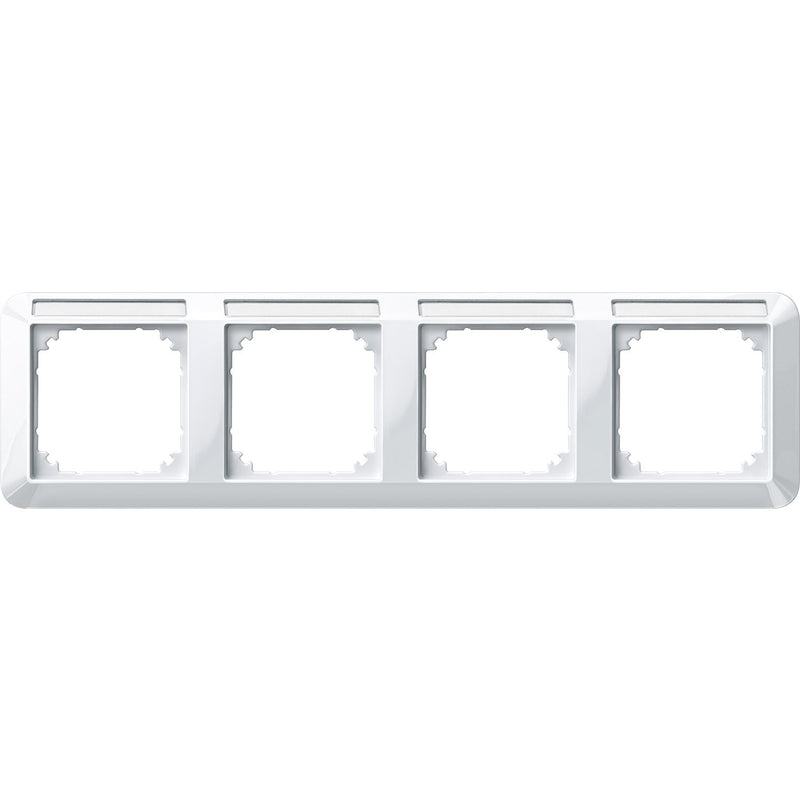 Merten - Abdeckrahmen Rahmen 4f.pws/gl 387419 Beschriftungsträger