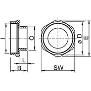 Stahl - Erweiterungs-/Reduzierring Adapter CMP-737-D-M2-M3-5 CMP-737D Adapter MsN