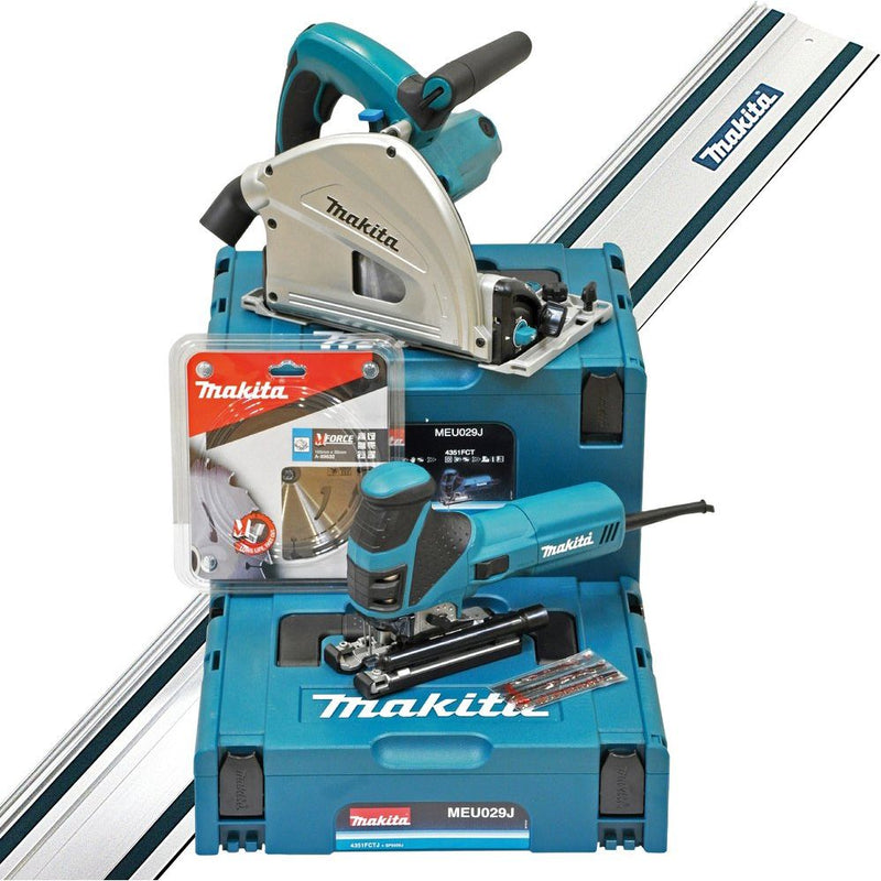 Makita - Werkzeugset Sägenset MEU029J 4351FCTJ + SP6000J