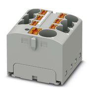 Phoenix Contact - Durchgangs-Reihenklemme Verteilerblock PTFIX 10/6X4 GY − 8 Stück