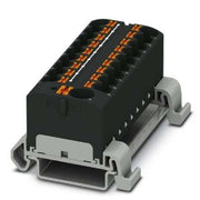 Phoenix Contact - Durchgangs-Reihenklemme Verteilerblock PTFIX10/18X4-NS35ABK − 8 Stück