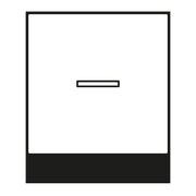 Jung - Abdeckung/Bedienelement für Installationsschalterprogramme Wippe ws ABAS 591 KO5 für Kontrollschalter