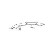 Niedax - Deckel Bogen für Kabeltragsystem GFK-Deckel für Bogen ULBGD 150 Breite 150mm