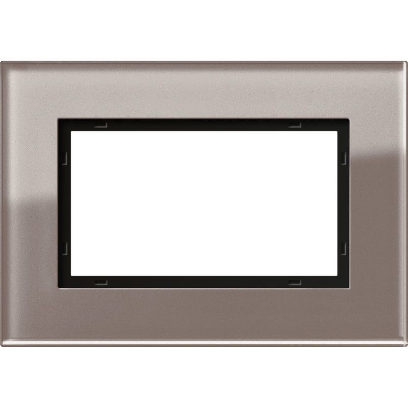 Gira - Abdeckrahmen 1 2fach 1001122 Glas umbra