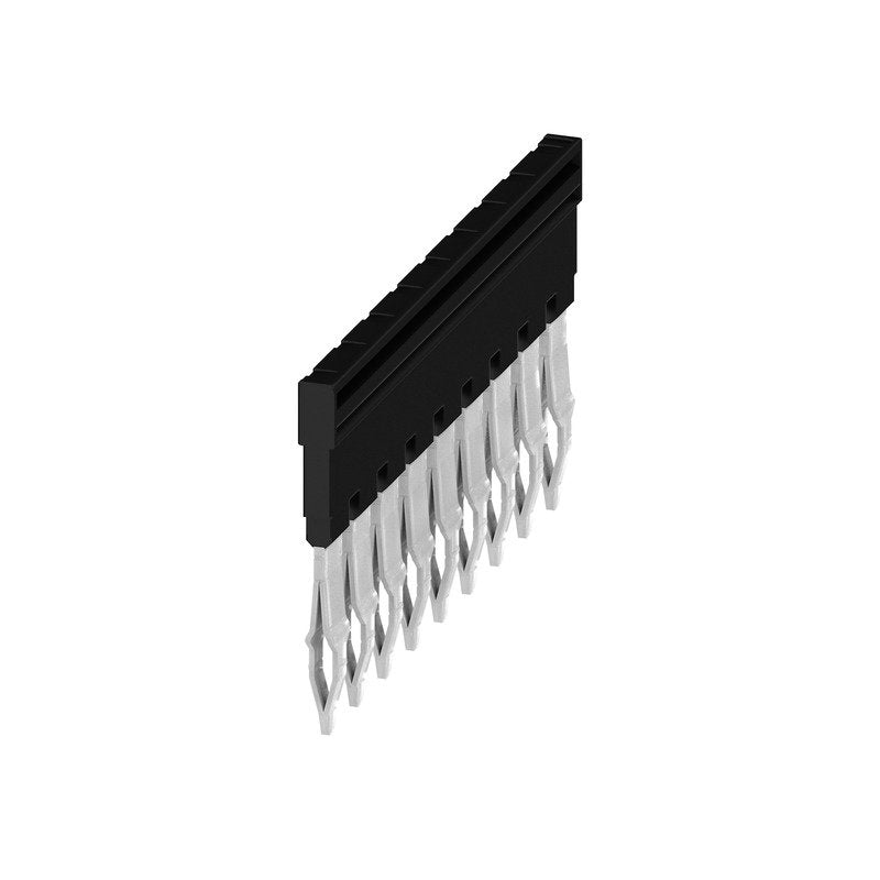 Weidmüller - Querverbinder/Brücker für Reihenklemme Querverbinder ZQV 4N/9 BK gesteckt − 20 Stück