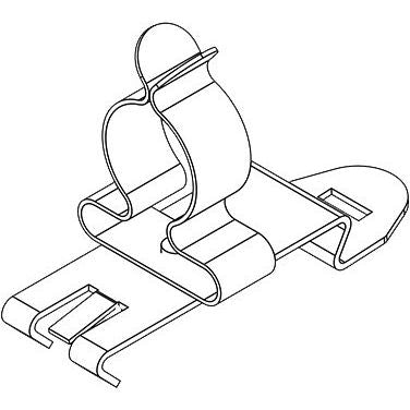 Icotek - Schirmanschlussklemme Schirmklammer SF/SKL 11-17 − 10 Stück