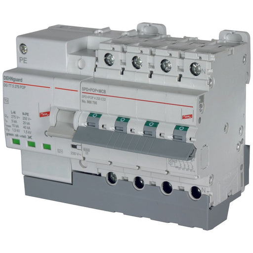 DEHN - Überspannungsableiter für Energietechnik/Stromversorgung Schutzeinrichtungen SPD+POP 4 255 C32 für Überspannungen